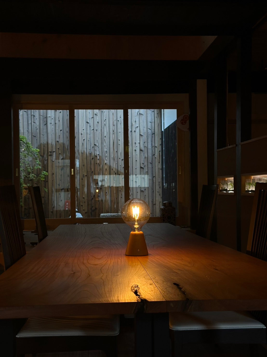 CABLESS01 LED Portable Lamp G125 Light Bulb Set Black