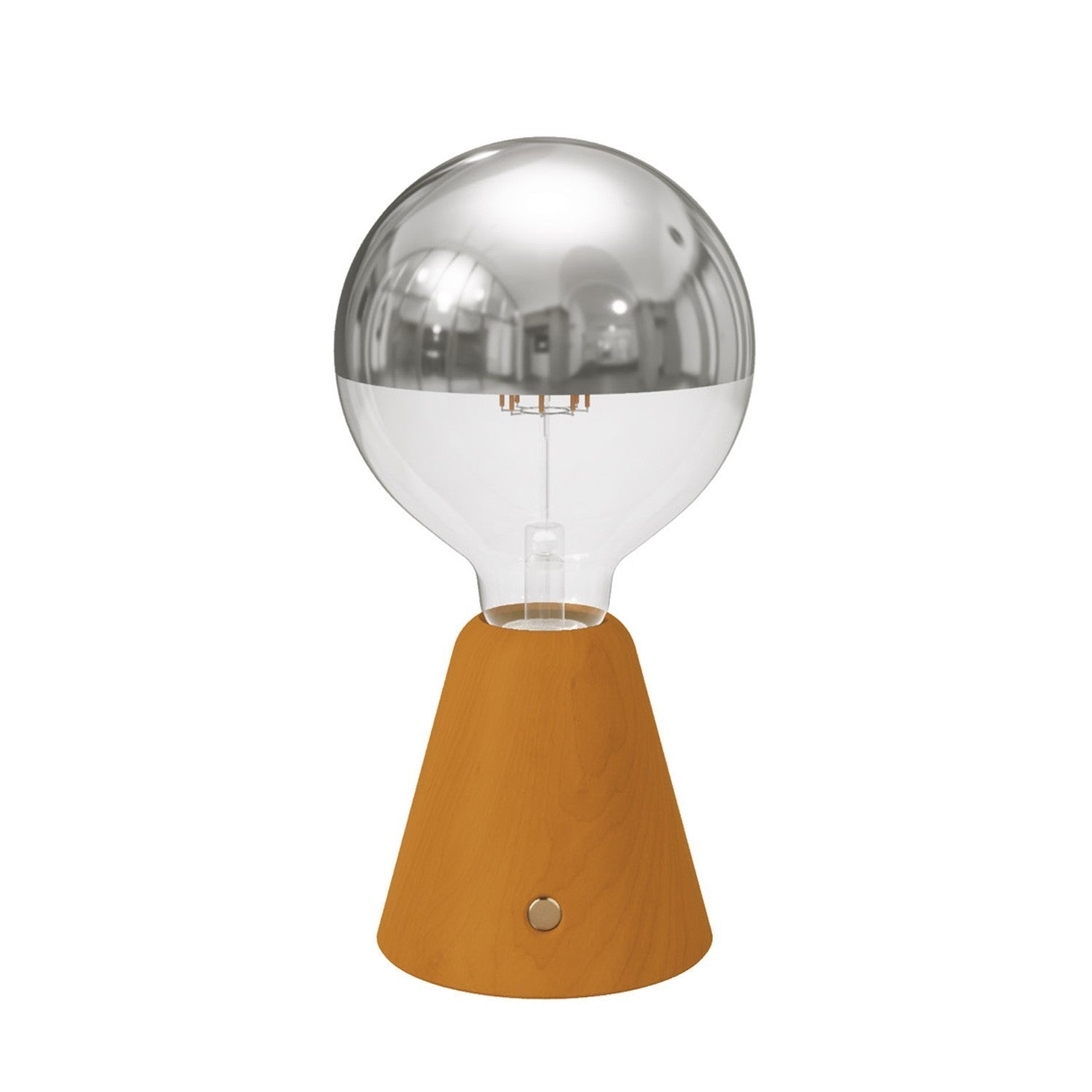 CABLESS01 LED Portable Lamp G125 Half Sphere Globe Light Bulb Set Saffron