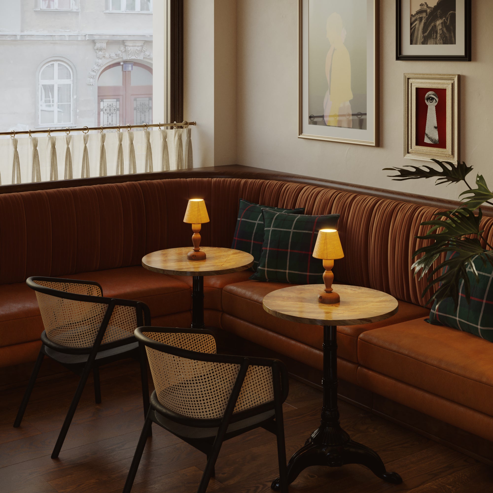 CABLESS14 ポータブルランプ（シェード＆ドロップ電球セット）NEUTRAL