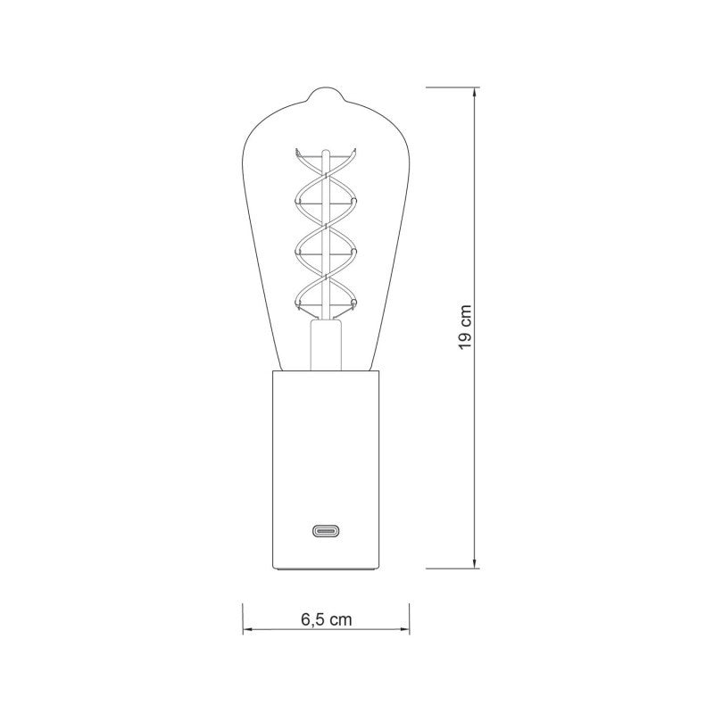 SI! 5V ポータブルランプ ギフトボックス入り Matt White